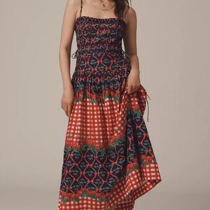 Damson Madder Kelia Sleeveless Midi Dress